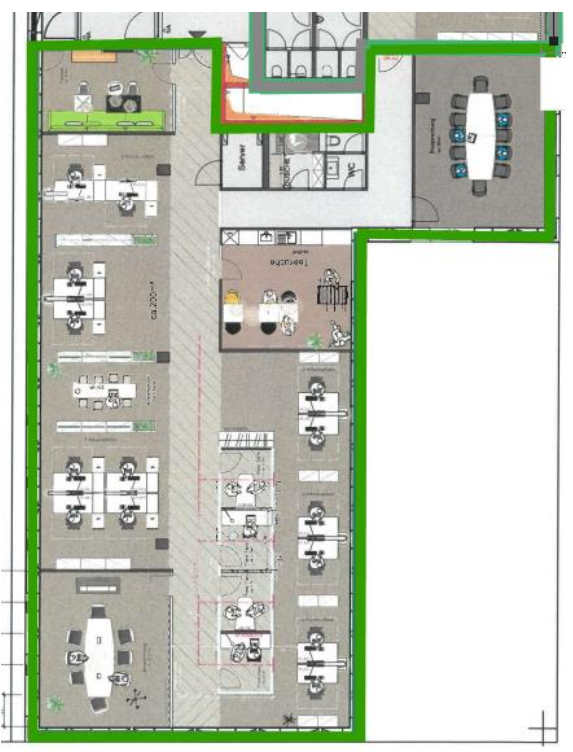 Grundriss Teilung 426m²